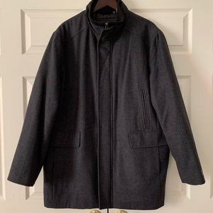 NWOT Men’s Calvin Klein wool coat.